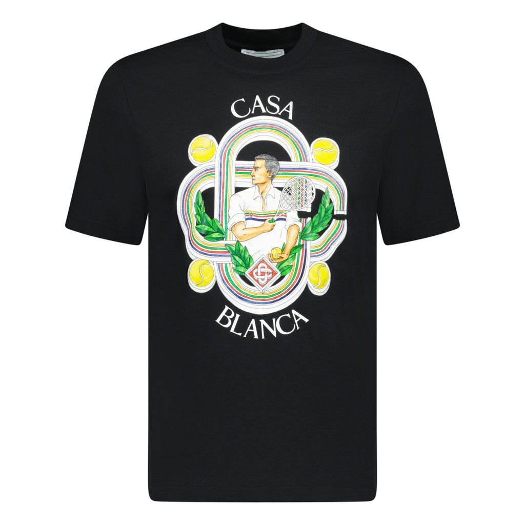 Casablanca 'Le Joueur' T-Shirt Black - chancefashionco