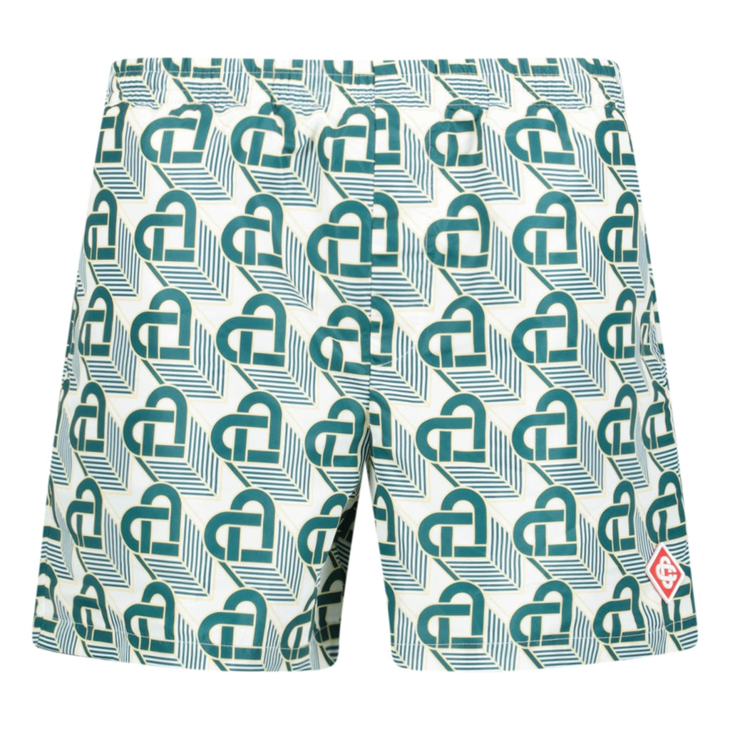 Casablanca Monogram Print Swim Shorts - chancefashionco