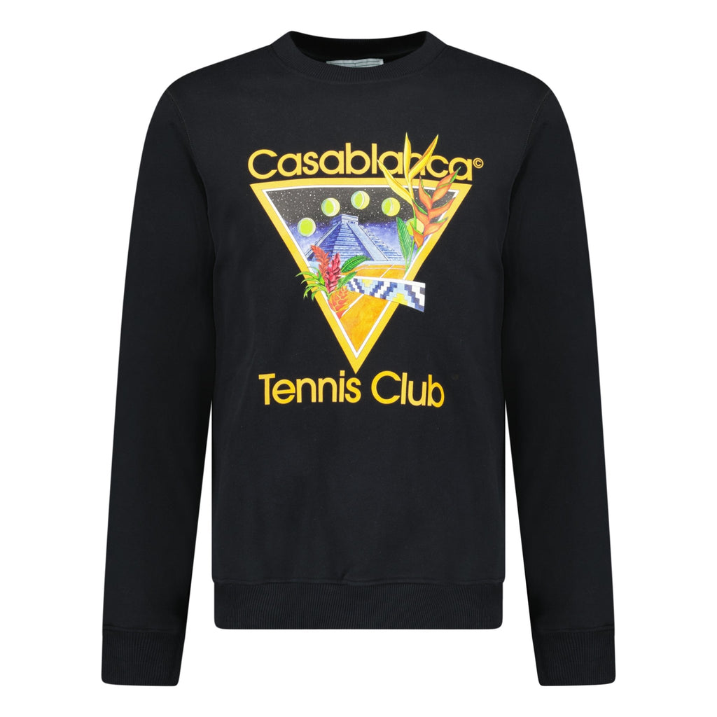Casablanca 'Tennis Club' Sweatshirt Black - chancefashionco