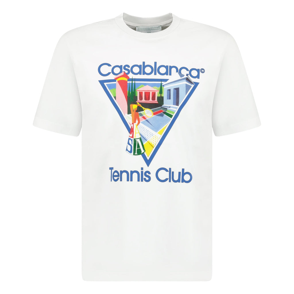 Casablanca 'Tennis Club' T-Shirt White - chancefashionco