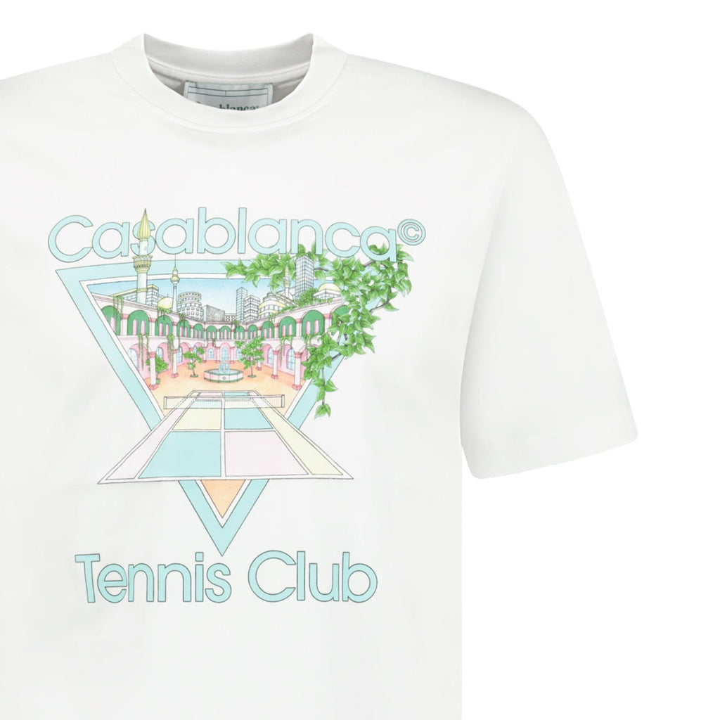 Casablanca 'Tennis Club' T-Shirt White - chancefashionco
