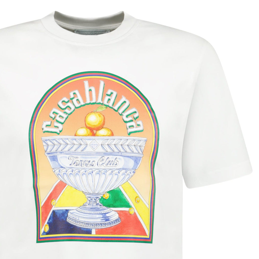 Casablanca 'Terrain D'Orange ' T-Shirt White - chancefashionco