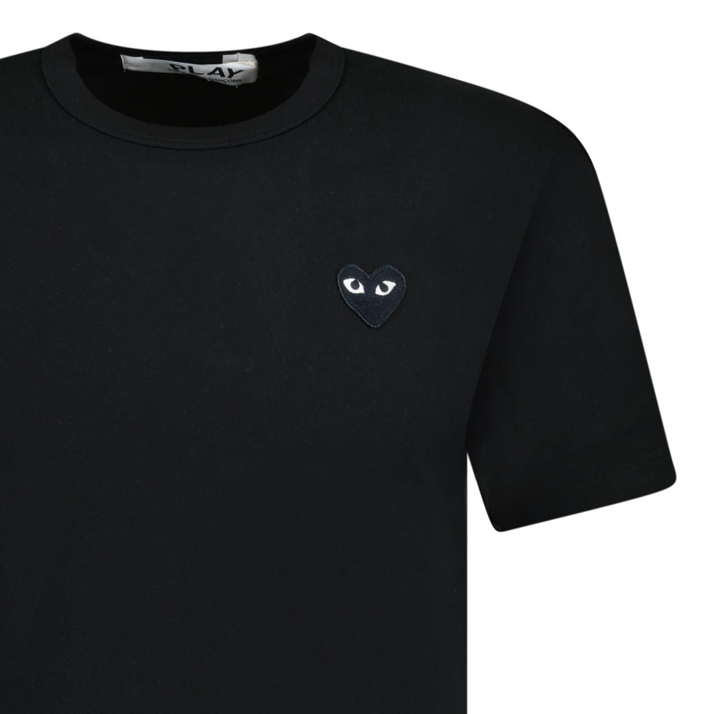 Comme Des Garcons Black Heart Logo T-Shirt Black - chancefashionco