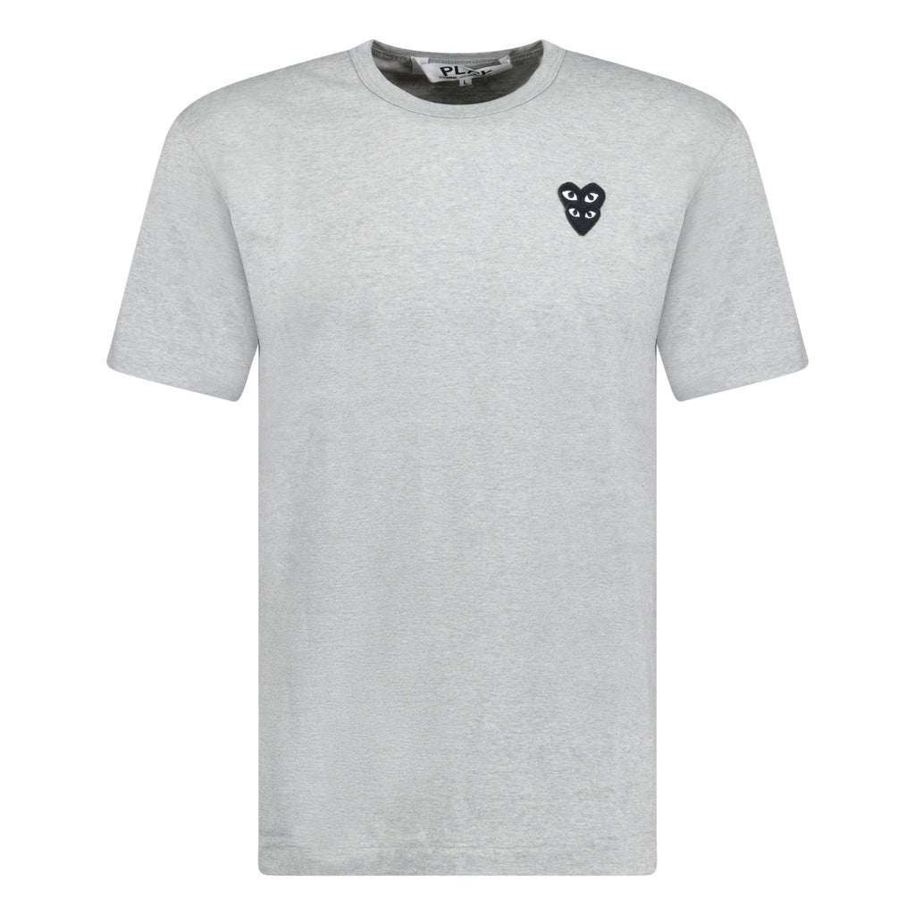 Comme Des Garcons Black Heart Logo T-Shirt Grey - chancefashionco