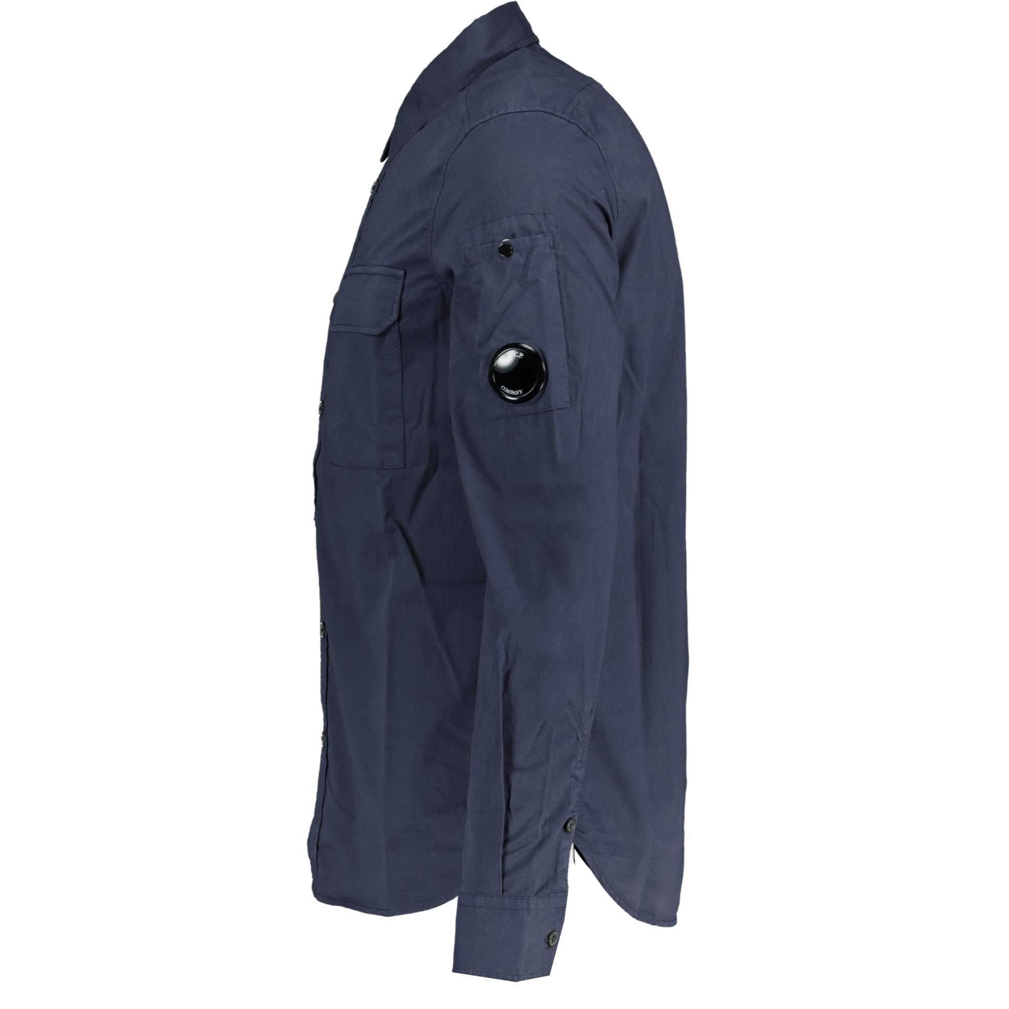 CP Company Arm Lens Navy Overshirt chancefashionco