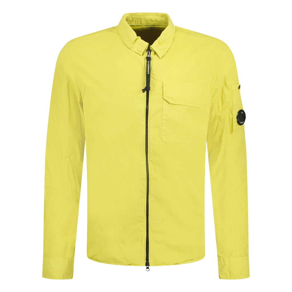 CP Company Arm Lens Zip Overshirt Acid Green - chancefashionco