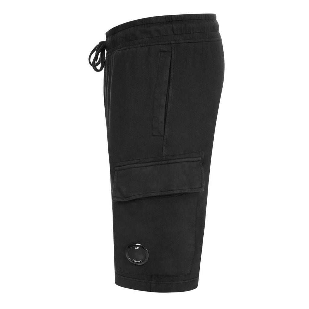 CP Company Bermuda Cotton Shorts Black - chancefashionco