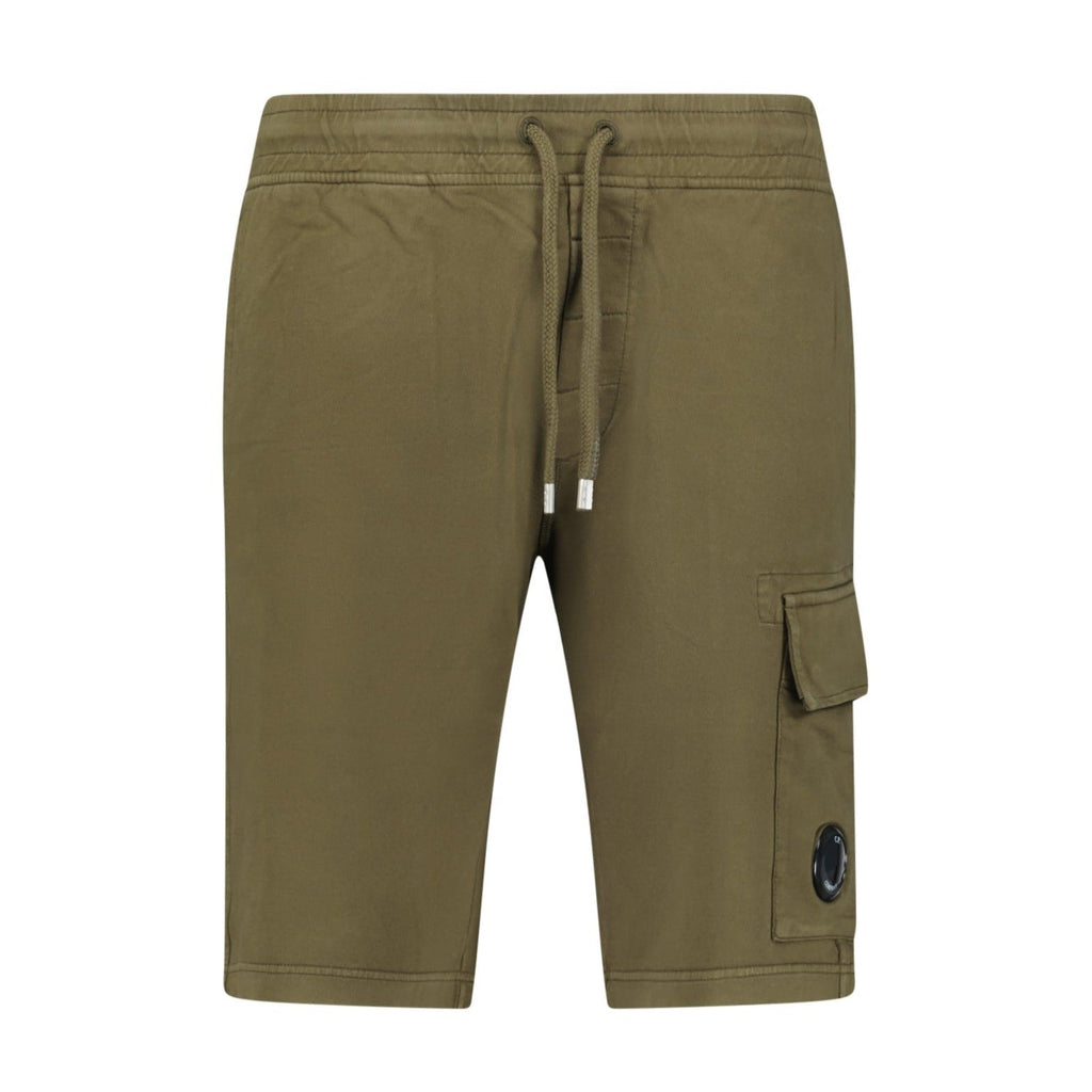 CP Company Bermuda Cotton Shorts Khaki - chancefashionco