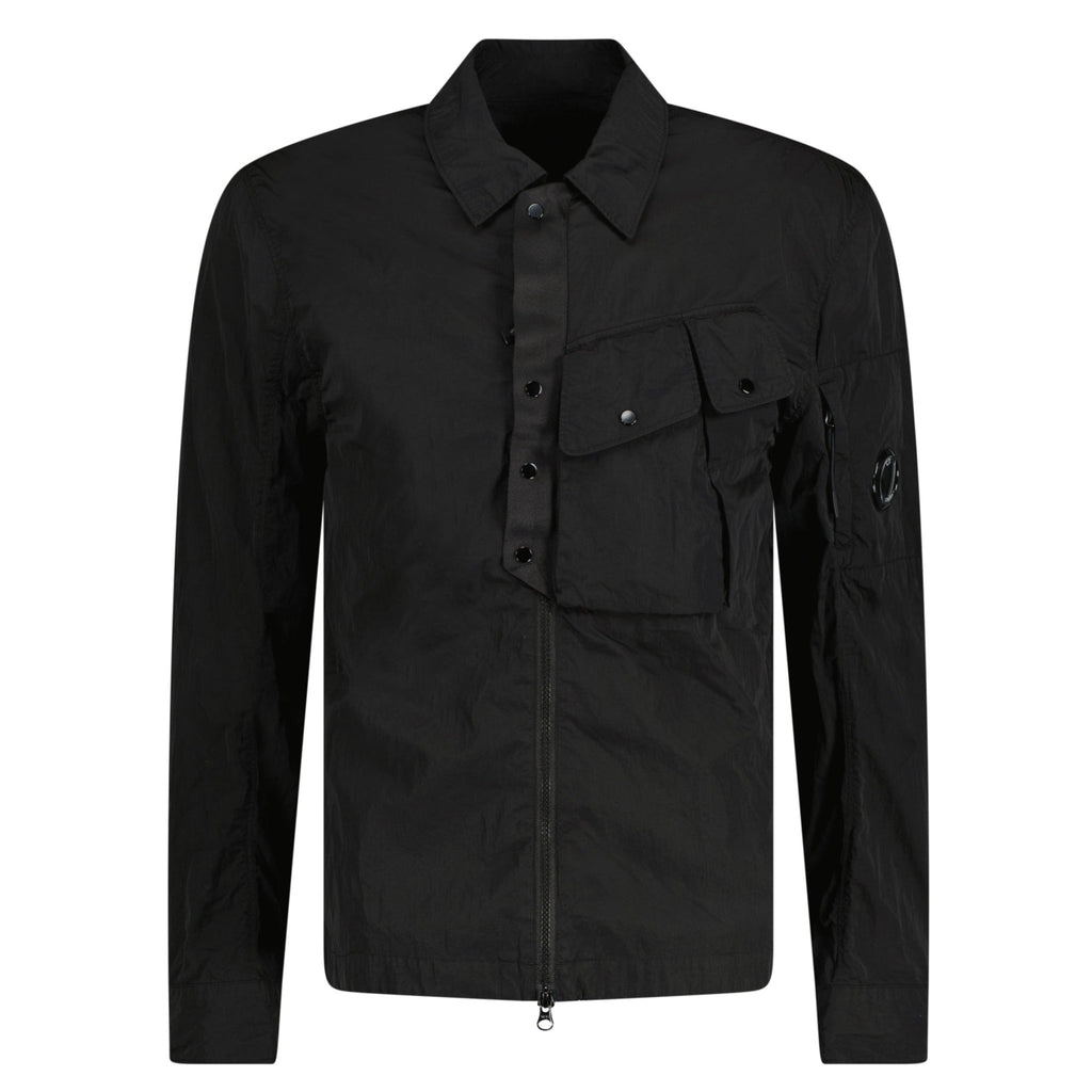 CP Company Chrome Lens Overshirt Black - chancefashionco