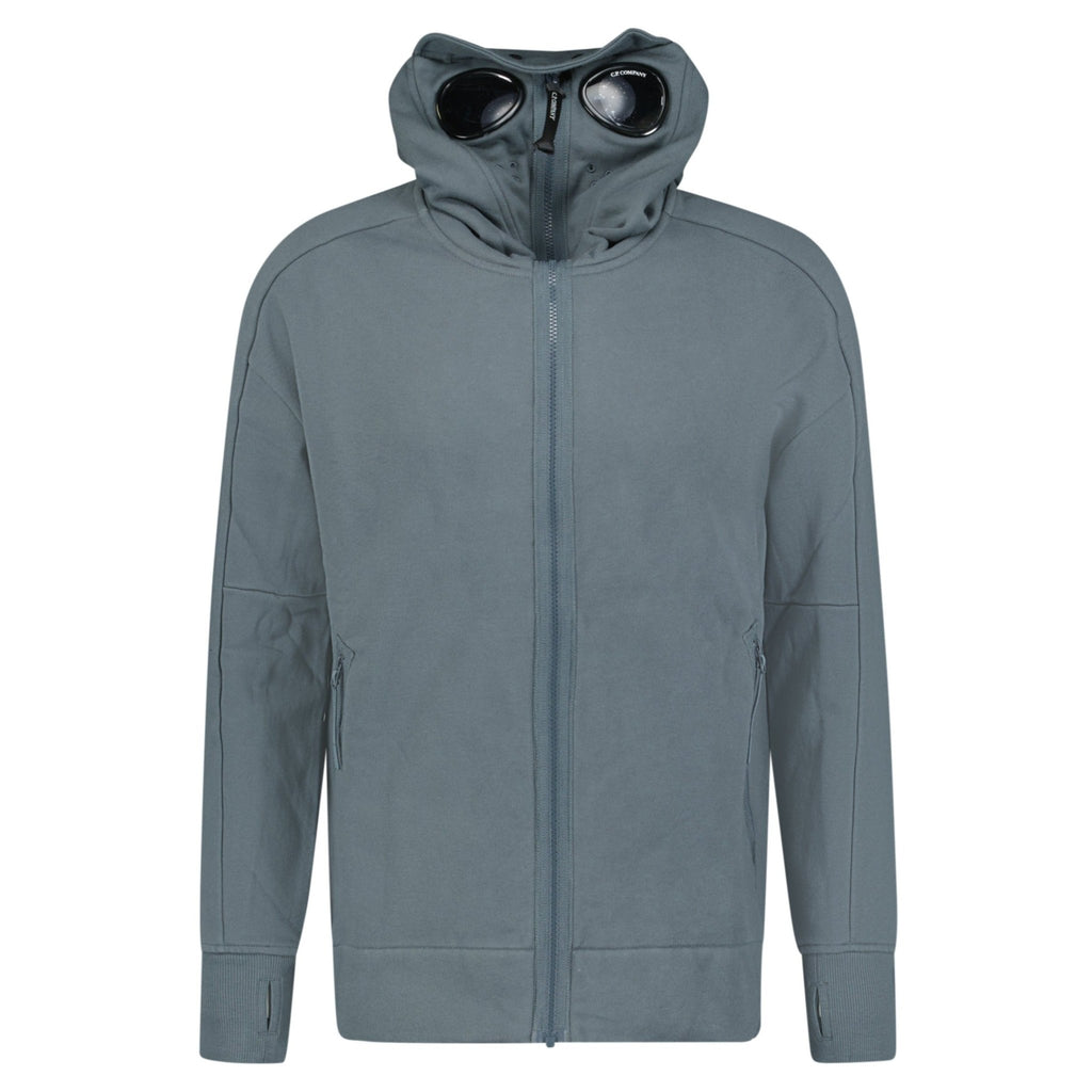 CP Company Goggle Zip Up Sweatshirt Dark Grey - chancefashionco