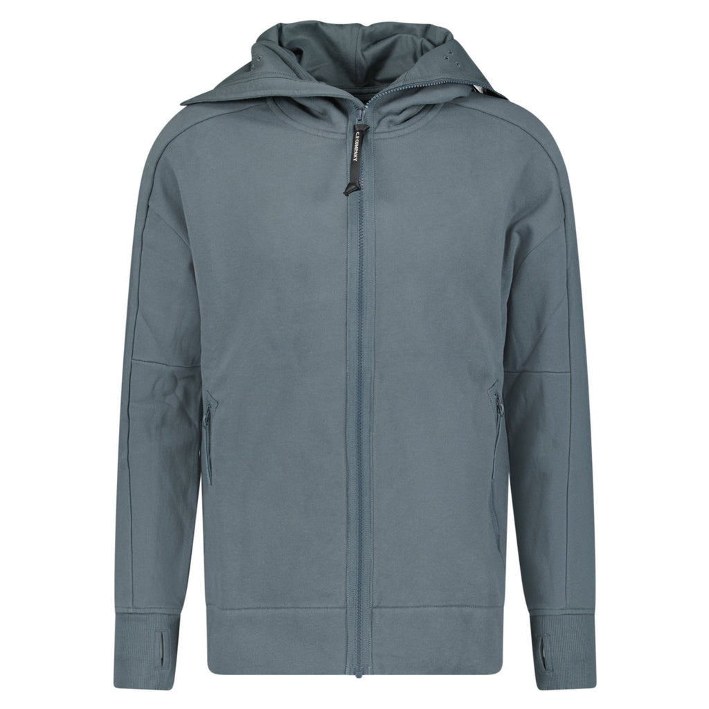 CP Company Goggle Zip Up Sweatshirt Dark Grey - chancefashionco