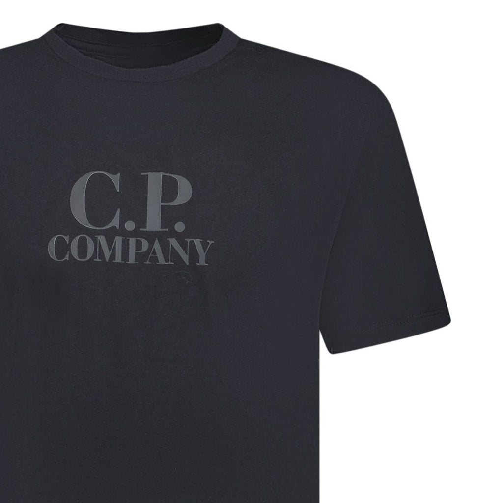 CP Company Logo Print T-Shirt Black - chancefashionco