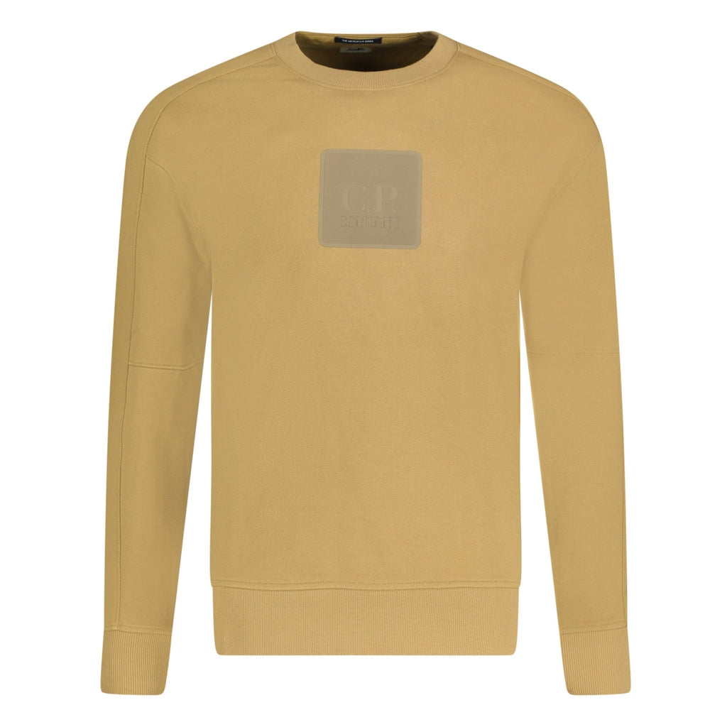 CP Company Metropolis Logo Sweatshirt Tan - chancefashionco