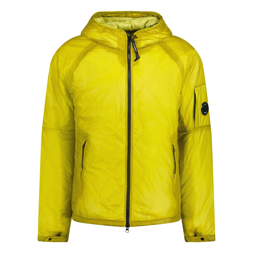 Yellow Blue Ripstop CP Company Padded Ripstop Jacket Yellow | chancefashionco