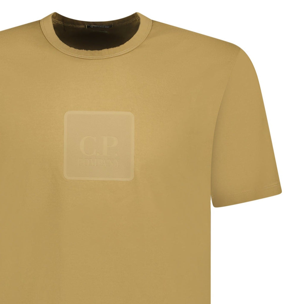 CP Company Rubber Logo T-Shirt Tan - chancefashionco