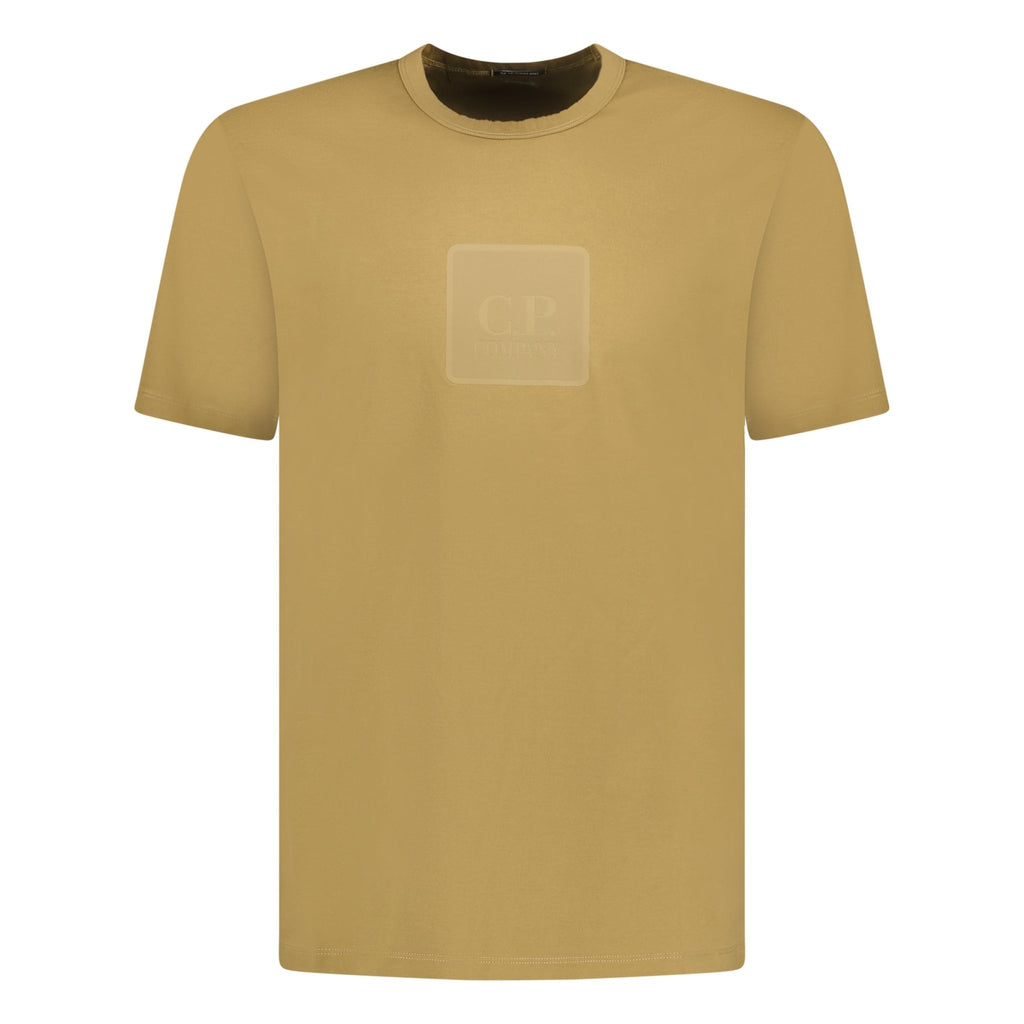 CP Company Rubber Logo T-Shirt Tan - chancefashionco