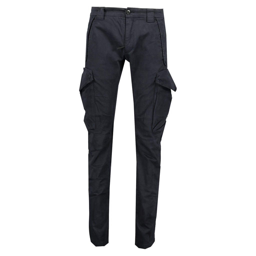 CP Company Slim Fit Stretch Cotton Cargo Trousers Navy - chancefashionco