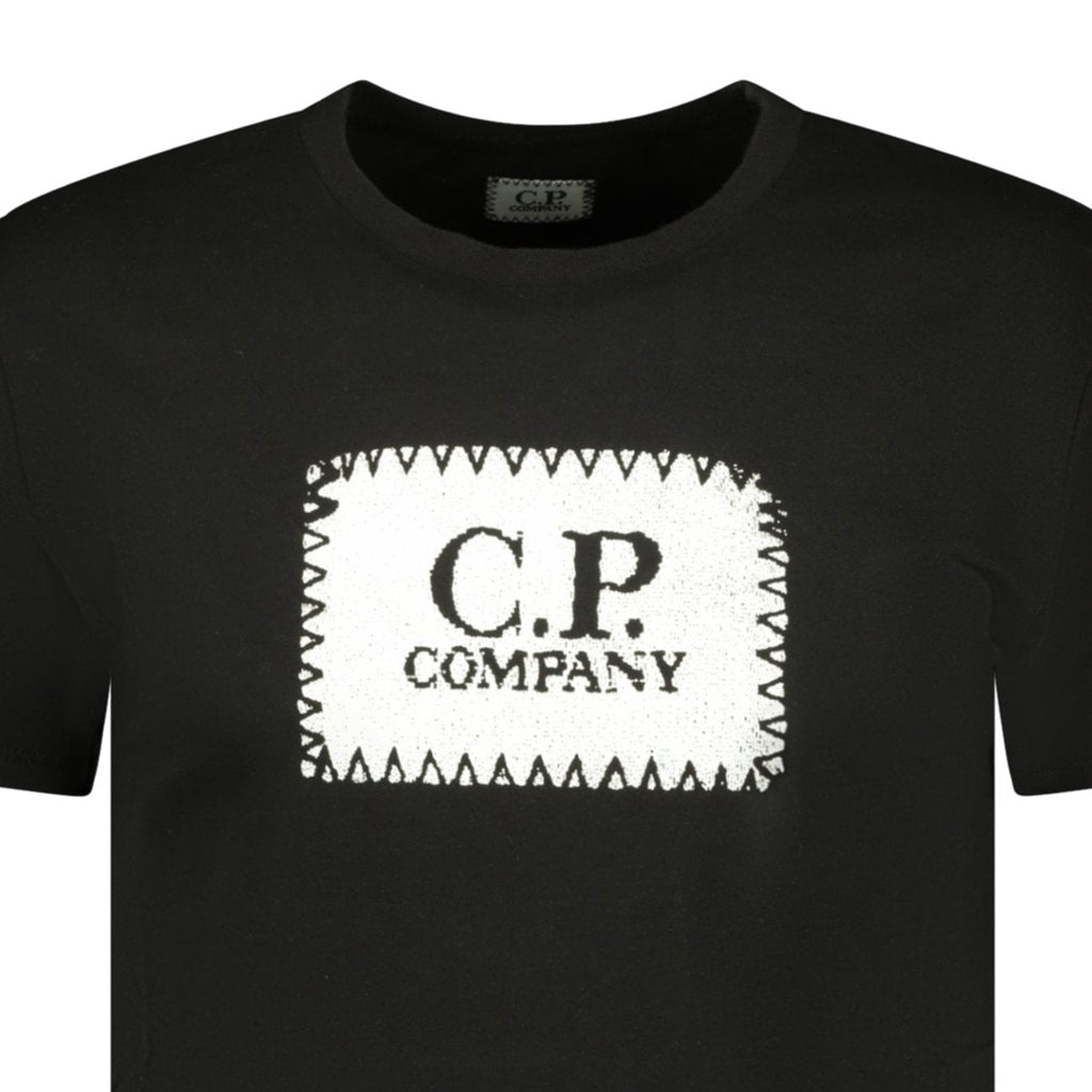 CP Company Stitch Print T-Shirt Black - chancefashionco