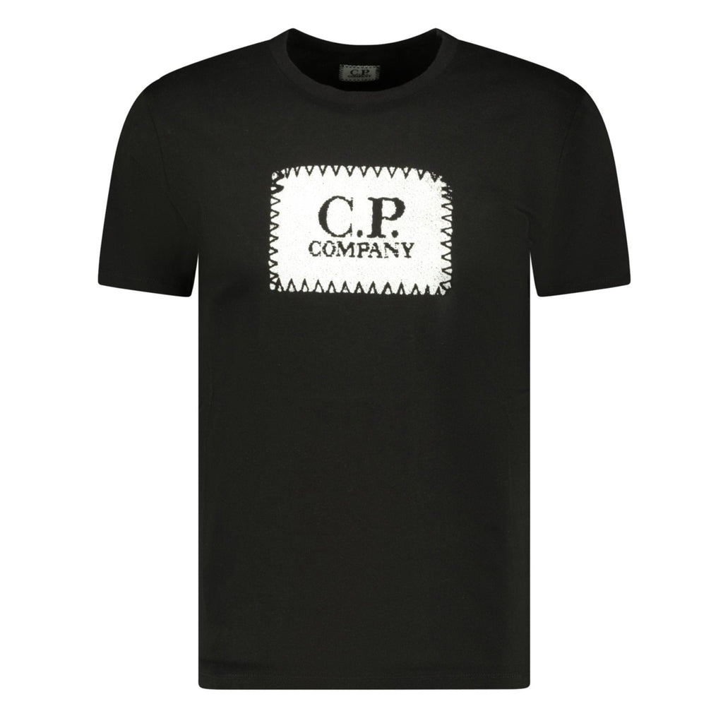 CP Company Stitch Print T-Shirt Black - chancefashionco