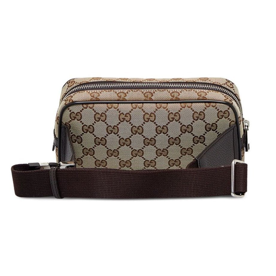 Gucci 'GG' Canvas Print Belt Bag - chancefashionco