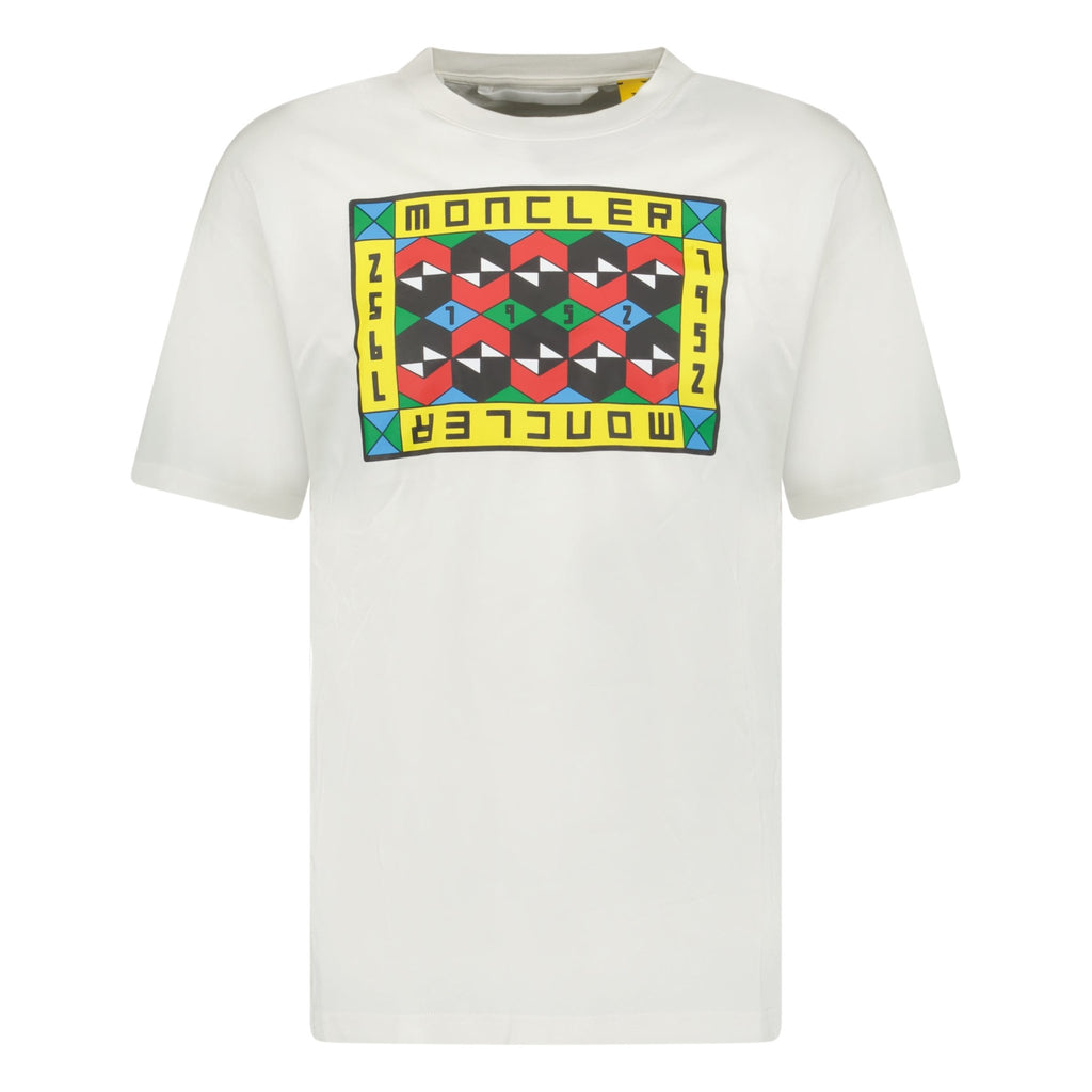 Moncler 1952 Square Print Logo T-Shirt - chancefashionco