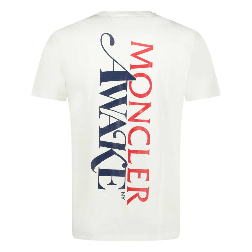Moncler Awake Genius Logo T-Shirt White - chancefashionco