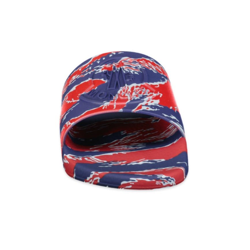 Moncler Basile Red & Blue Sliders - chancefashionco