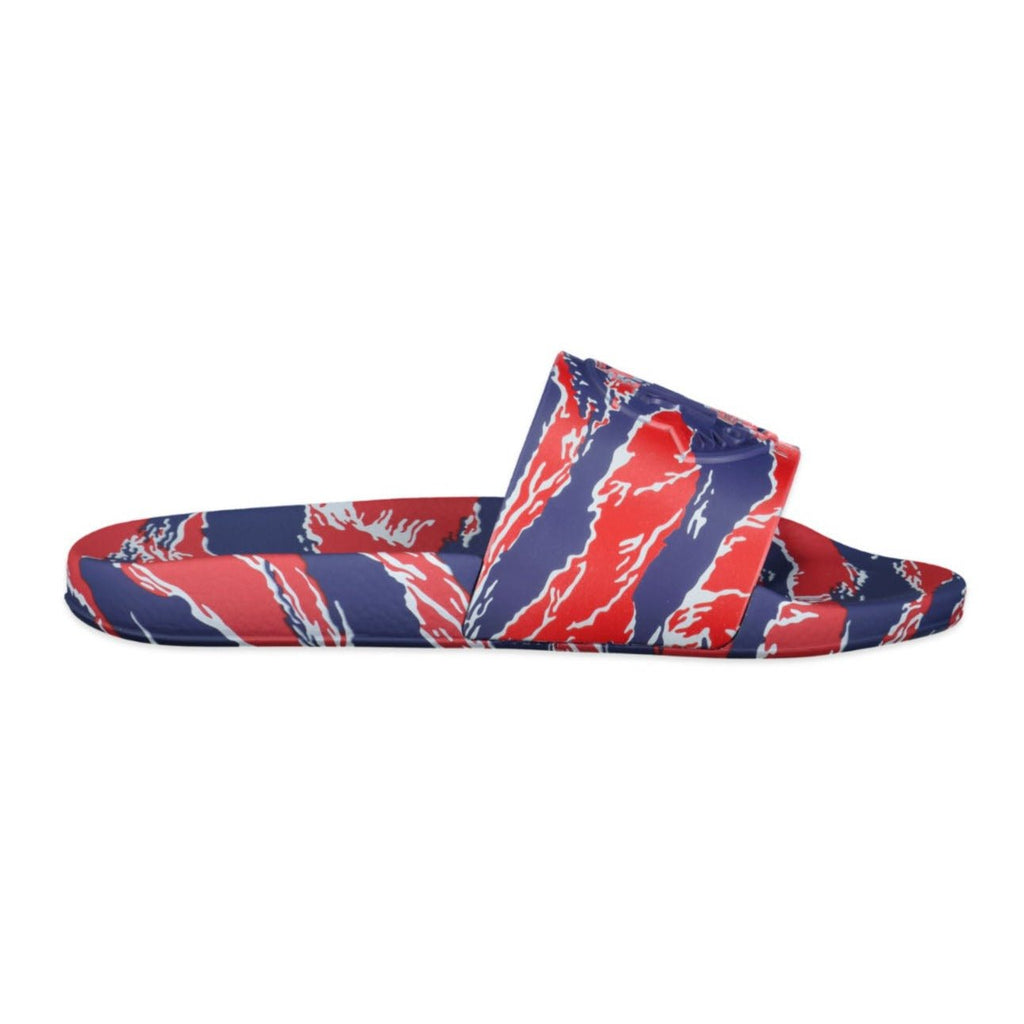 Moncler Basile Red & Blue Sliders - chancefashionco