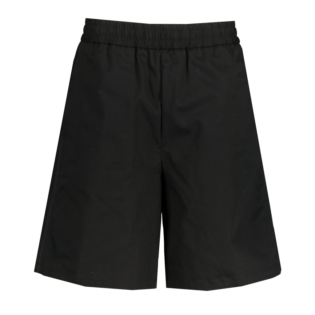 Moncler Bermuda Logo Shorts Black - chancefashionco