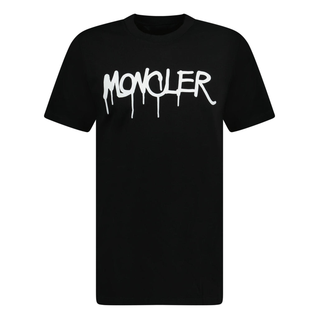 Moncler Graffiti Print T-Shirt Black - chancefashionco