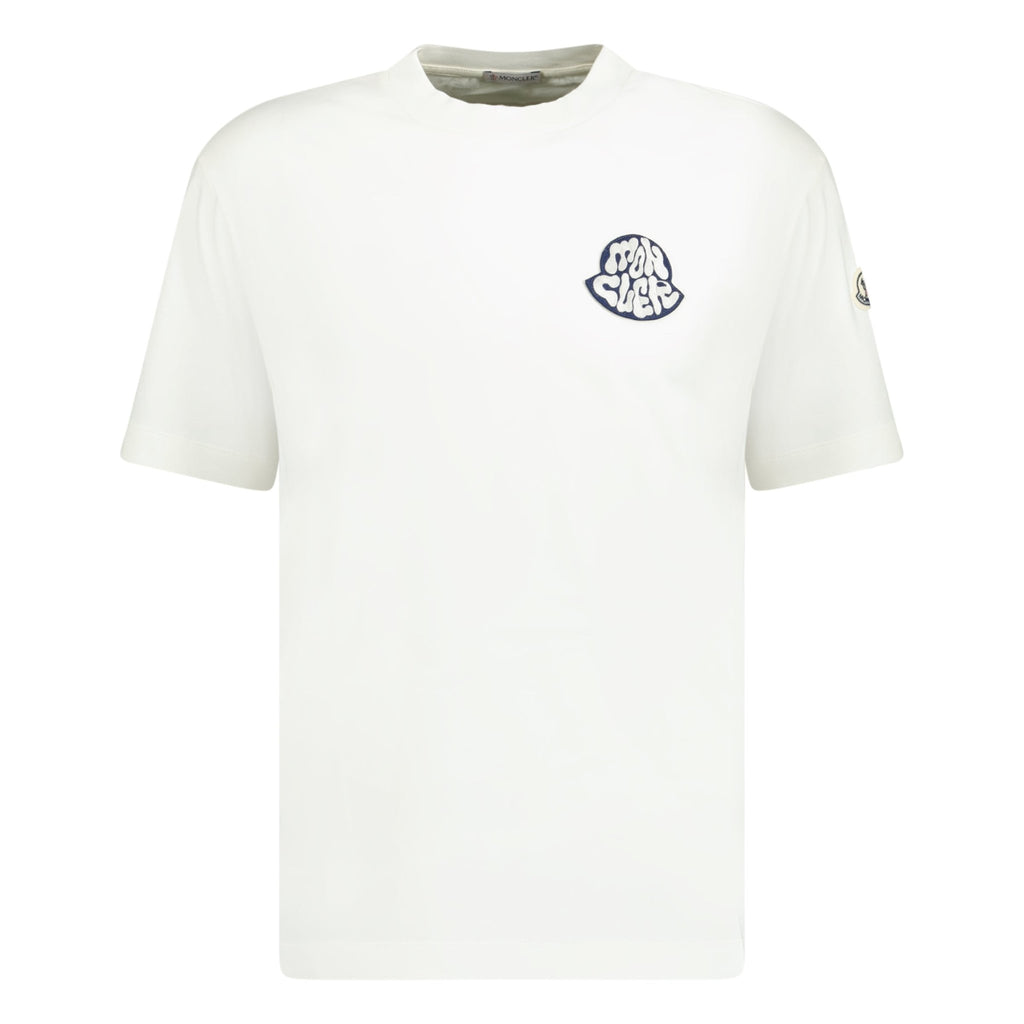 Moncler Logo Patch T-Shirt White - chancefashionco