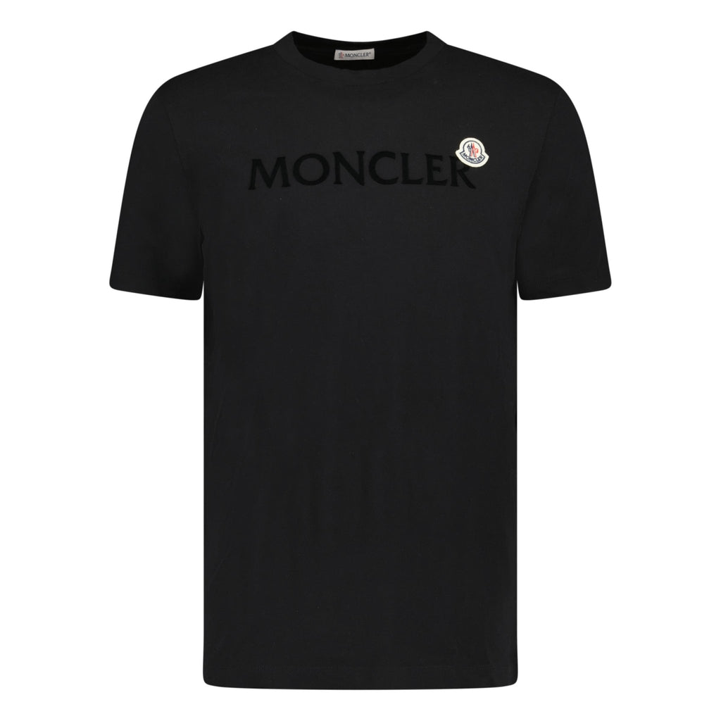 Moncler Logo Printed T-Shirt Black - chancefashionco