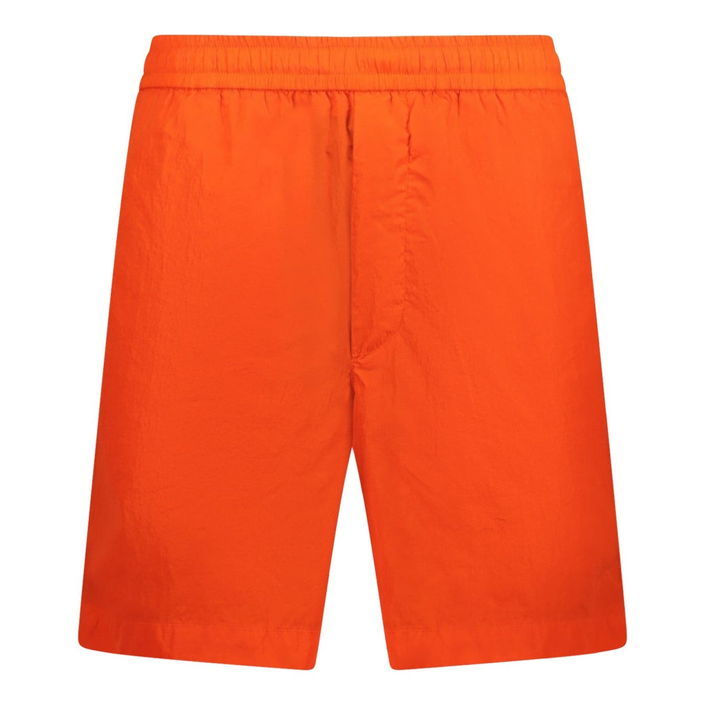 Moncler Logo Swim Shorts Orange - chancefashionco