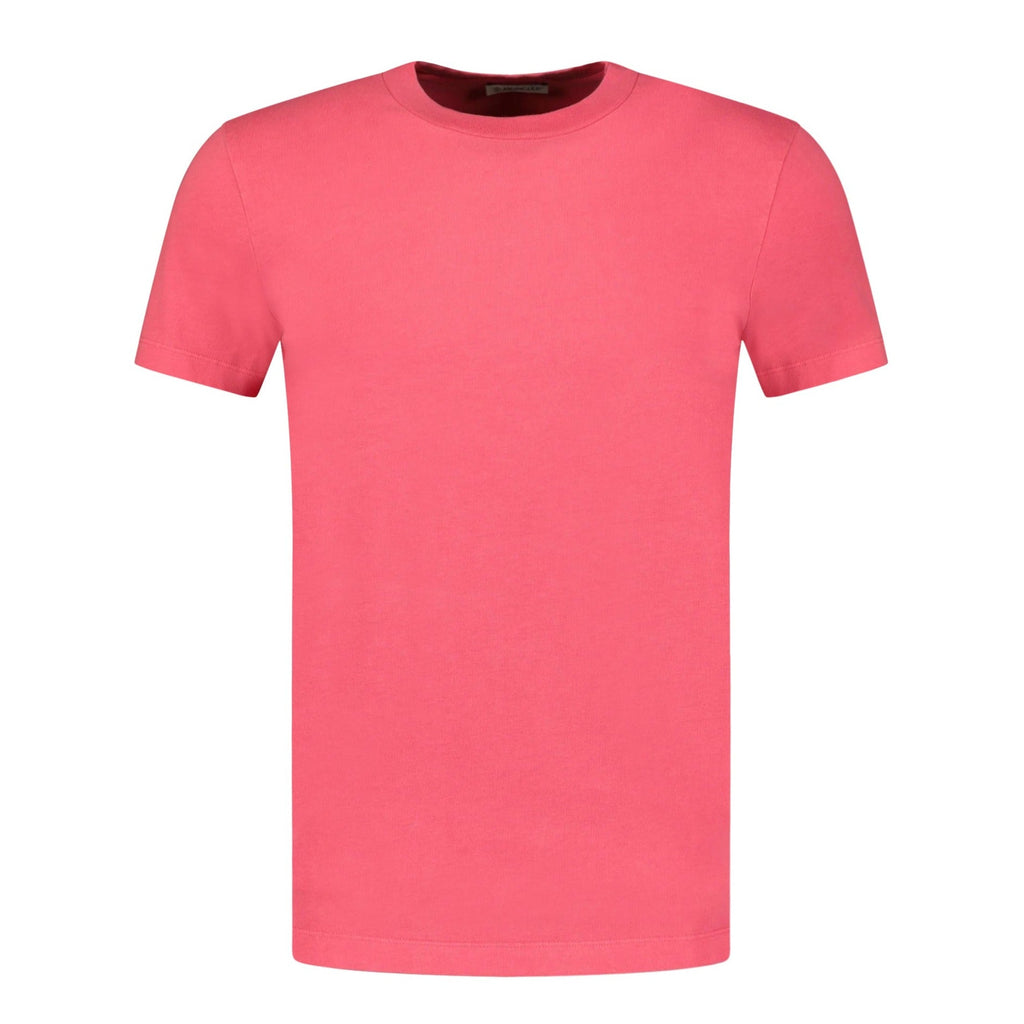 Moncler Side Print Logo T-Shirt Pink - chancefashionco