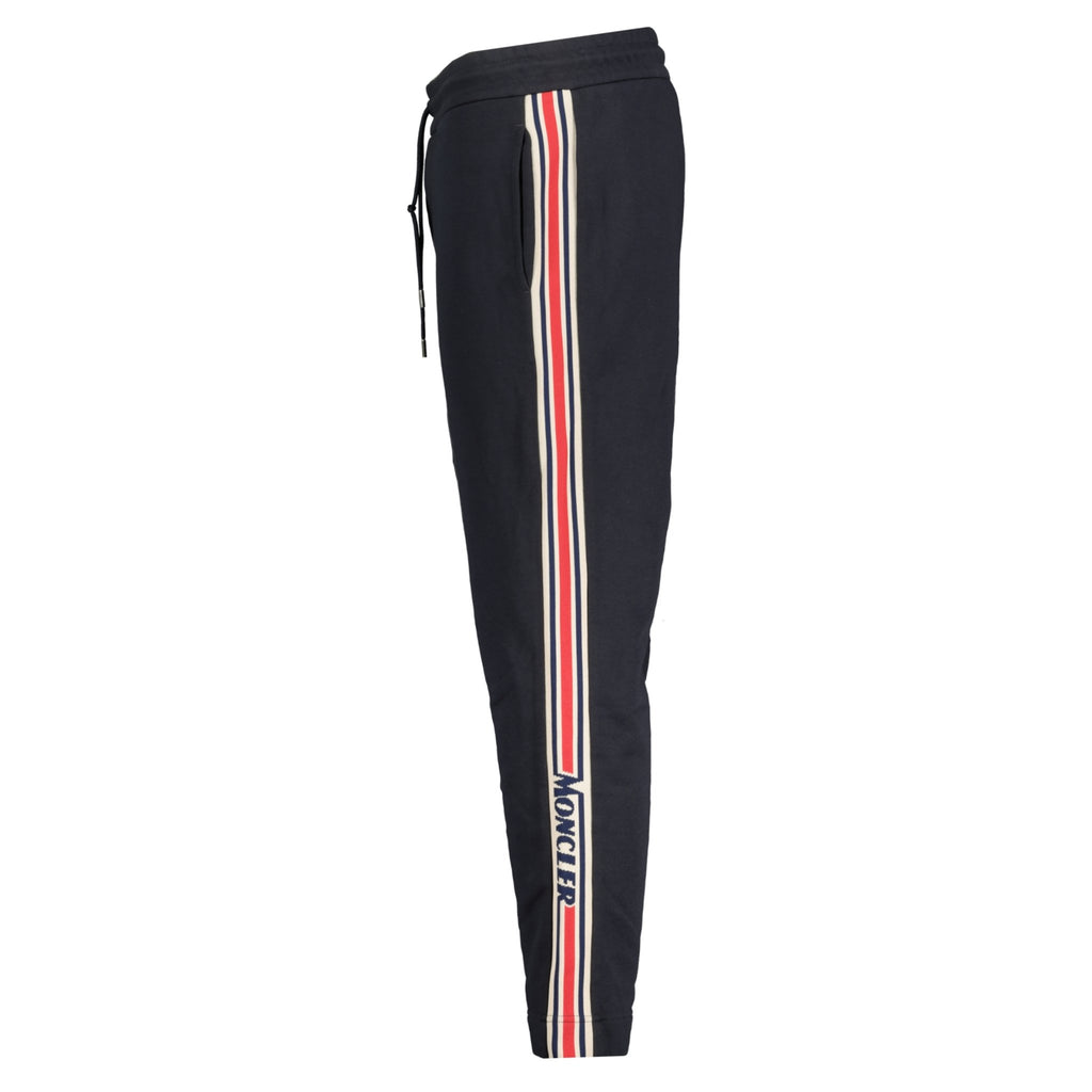 Moncler Striped Logo Trousers Navy - chancefashionco