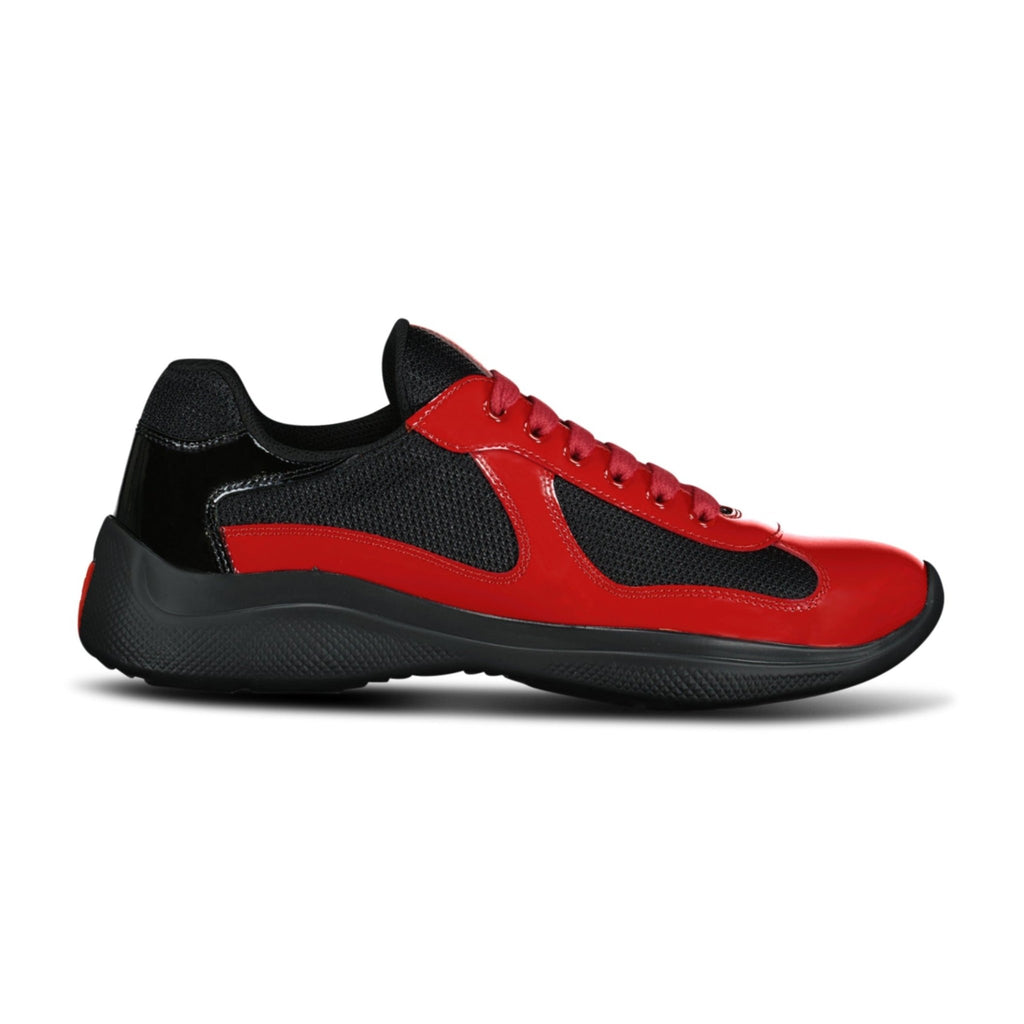 Prada Americas Cup Sneakers Red & Black - chancefashionco