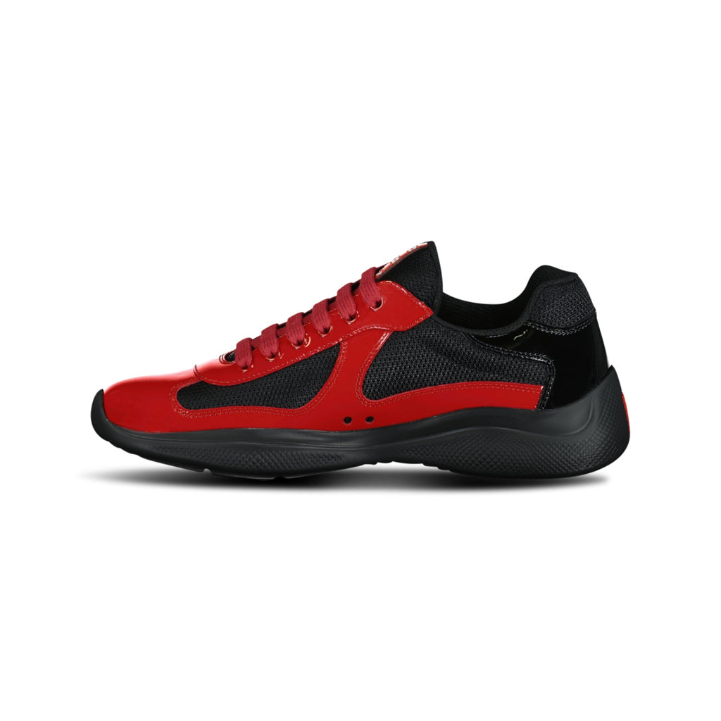 Prada Americas Cup Sneakers Red & Black - chancefashionco