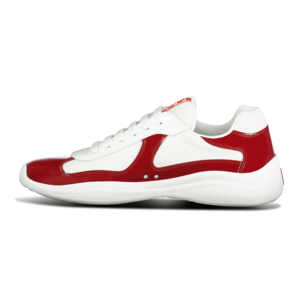 Prada Americas Cup Sneakers Red & White - chancefashionco