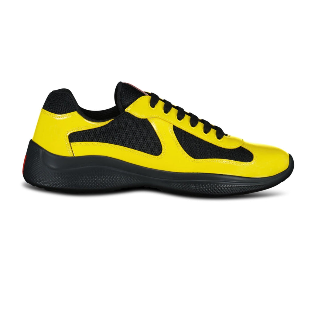 Prada Americas Cup Sneakers Yellow & Black - chancefashionco