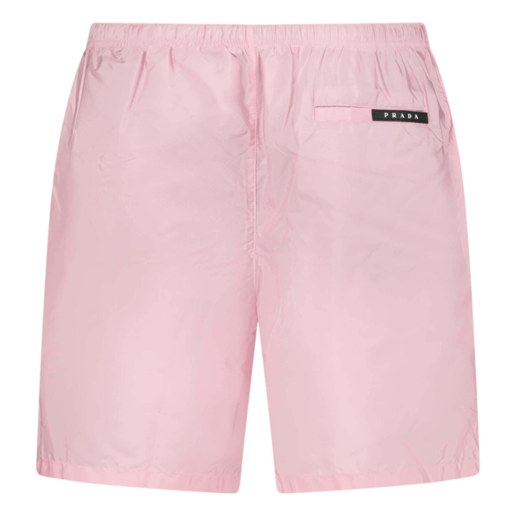 Prada Black Logo Swim Shorts Pink | chancefashionco