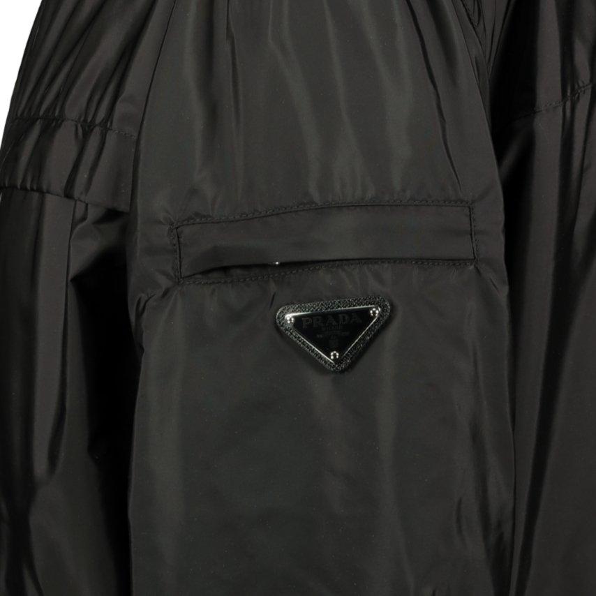 Prada K-Way Lightweight Hooded Jacket Black - chancefashionco