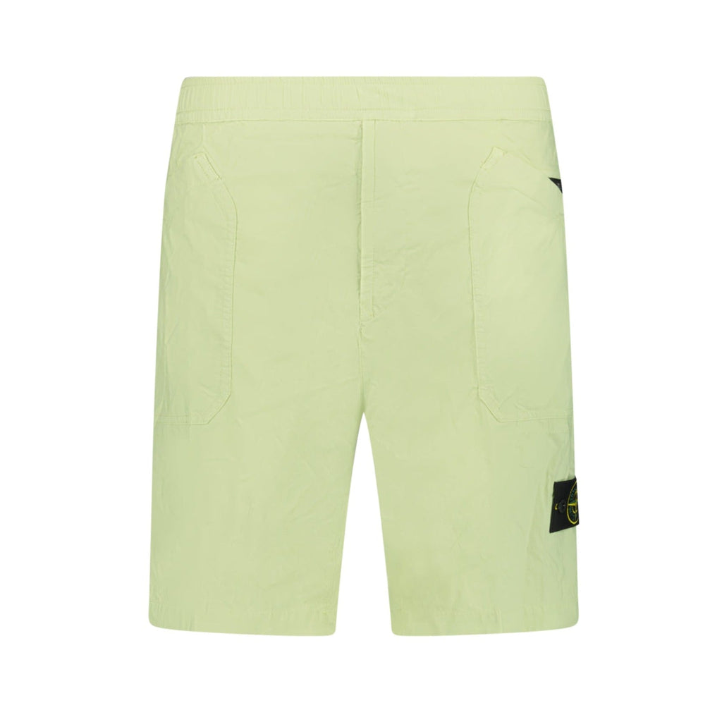 Stone Island Bermuda Cargo Shorts Mint - chancefashionco