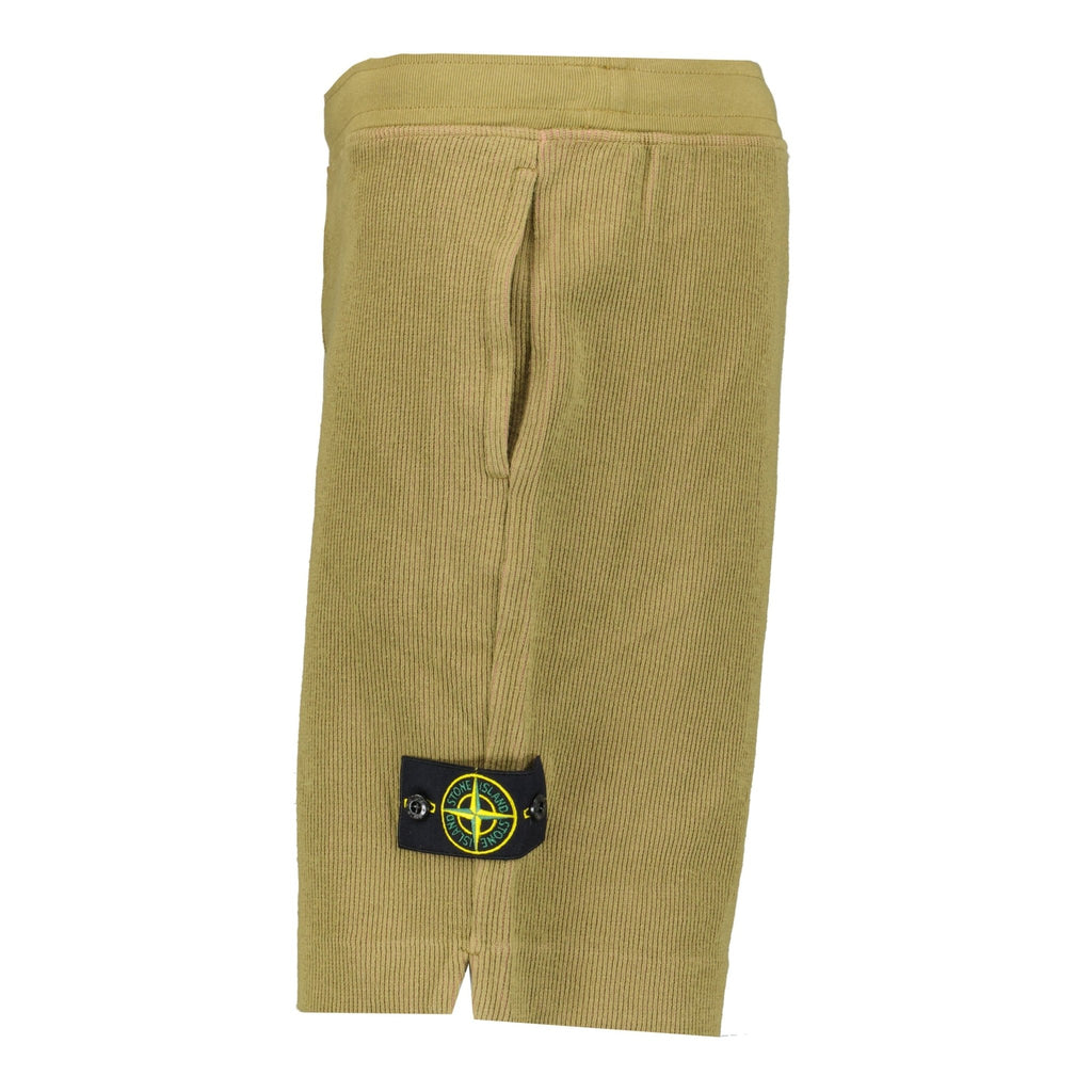 Stone Island Bermuda Ribbed Shorts - chancefashionco