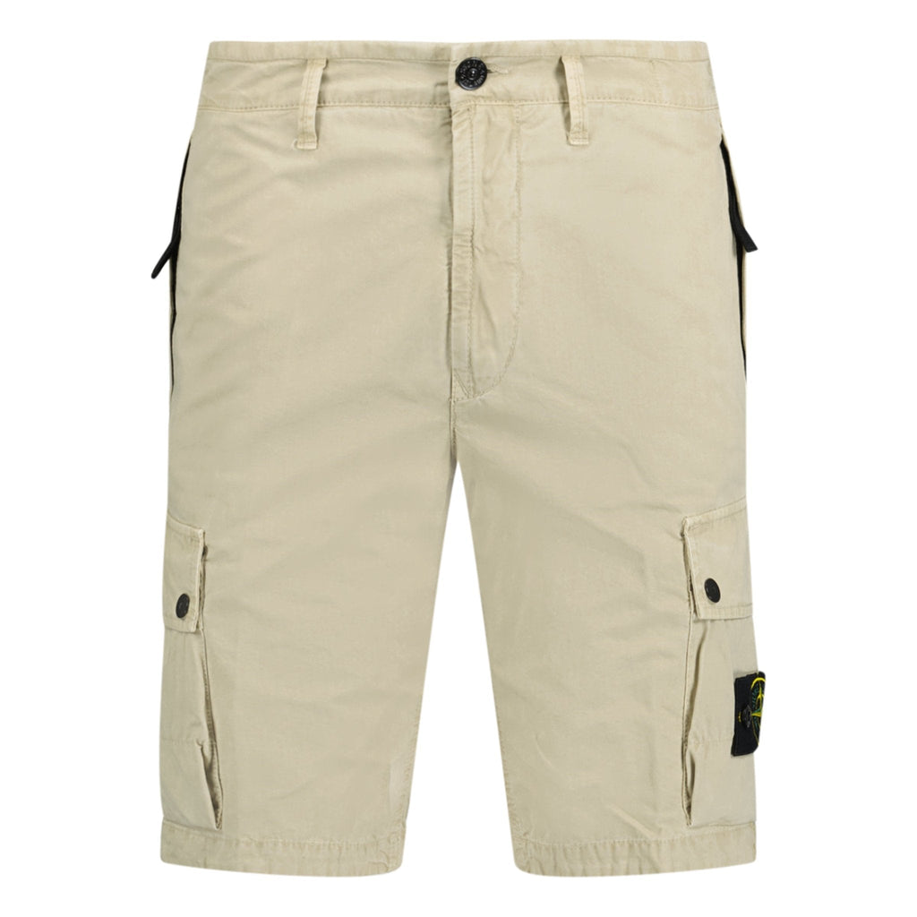 Stone Island Bermuda Shorts Beige - chancefashionco