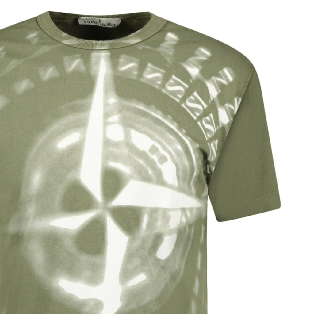 Stone Island Blur Compass Logo T-Shirt - chancefashionco