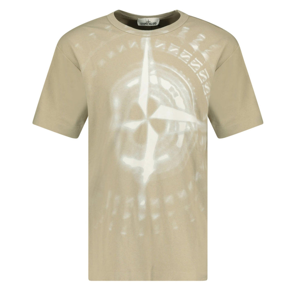 Stone Island Blur Compass Logo T-Shirt - chancefashionco