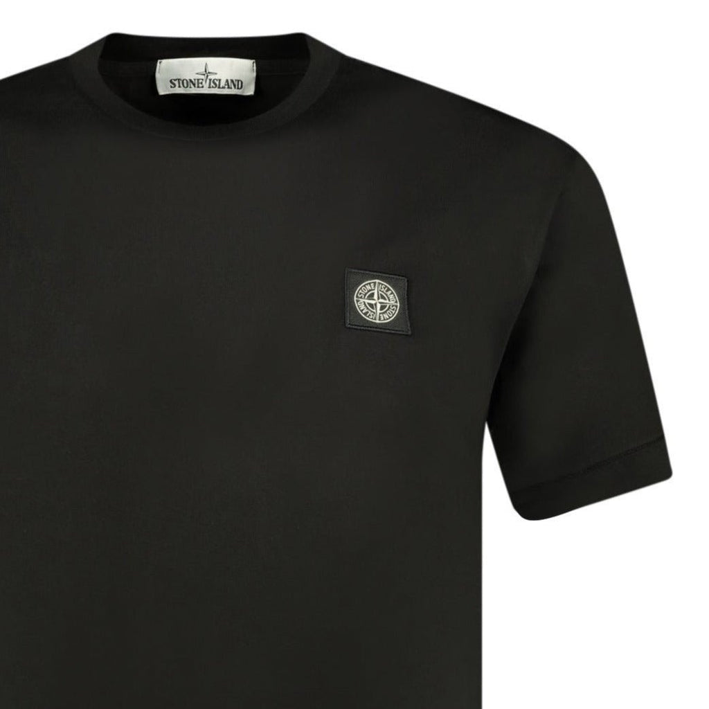 Stone Island Compass Logo T-Shirt Black - chancefashionco