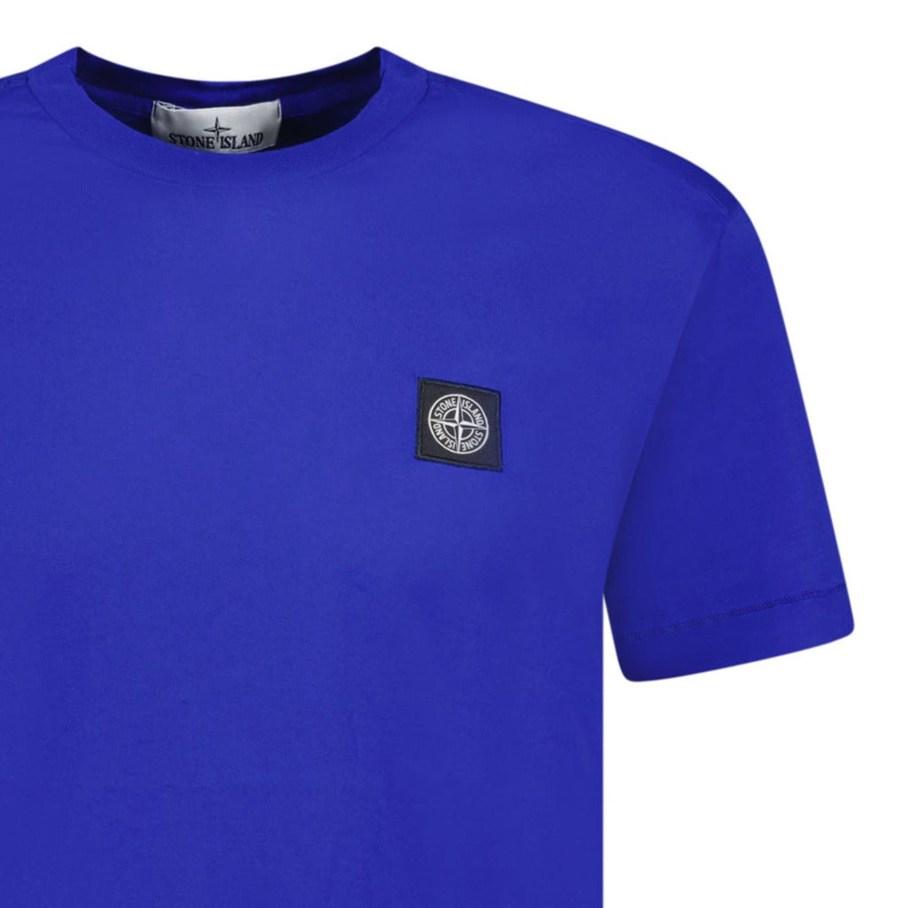 Stone Island Compass Logo T-Shirt Blue - chancefashionco