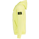 Stone Island Cotton Hooded Sweatshirt Lemon chancefashionco