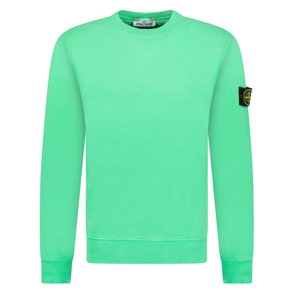 Stone Island Cotton Sweatshirt Green - chancefashionco